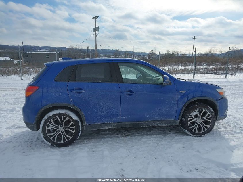 2017 Mitsubishi Outlander Sport 2.0 Es/2.0 Le VIN: JA4AR3AUXHZ044537 Lot: 43910456
