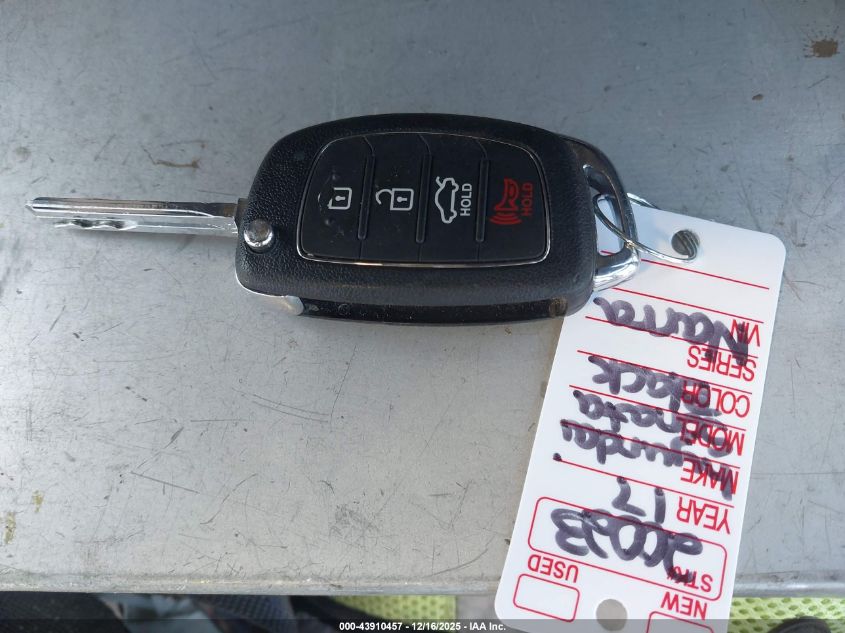 2017 Hyundai Sonata Se VIN: 5NPE24AF9HH465773 Lot: 43910457