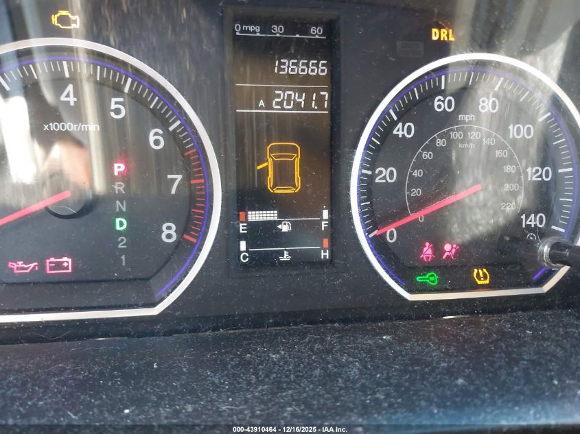 2009 Honda Cr-V Lx VIN: 3CZRE38359G708983 Lot: 43910464