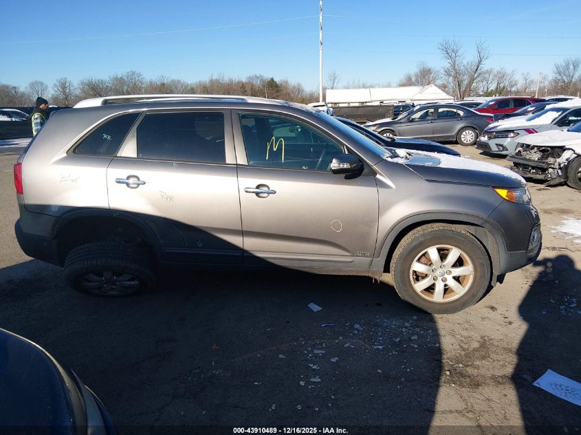2013 Kia Sorento Lx V6 VIN: 5XYKTDA21DG420163 Lot: 43910489