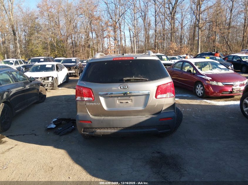 2013 Kia Sorento Lx V6 VIN: 5XYKTDA21DG420163 Lot: 43910489