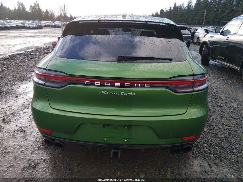 2020 Porsche Macan Turbo VIN: WP1AF2A57LLB60841 Lot: 43910503