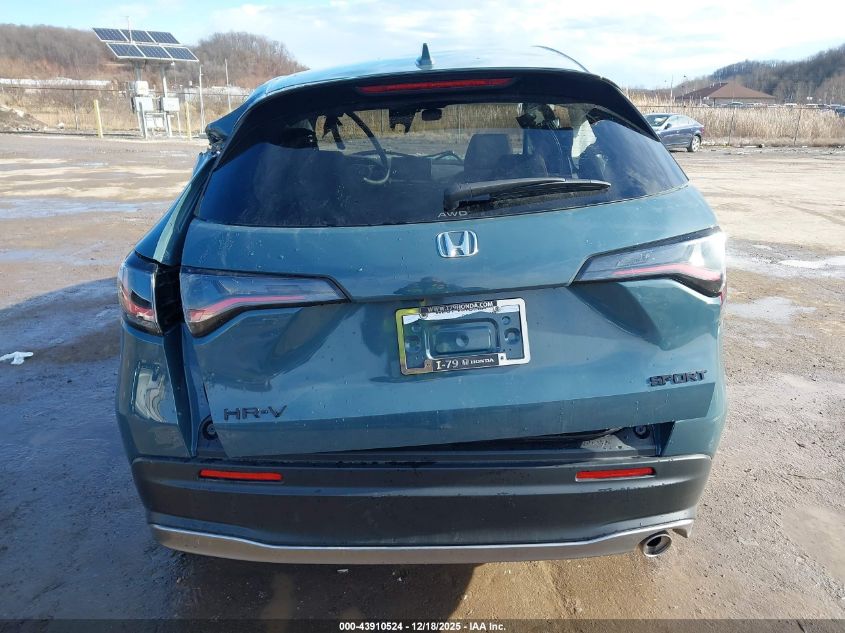 2026 Honda Hr-V Awd Sport VIN: 3CZRZ2H57TM715264 Lot: 43910524
