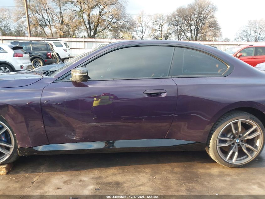 2022 BMW M240 I xDrive VIN: 3MW53CM02N8C35731 Lot: 43910598