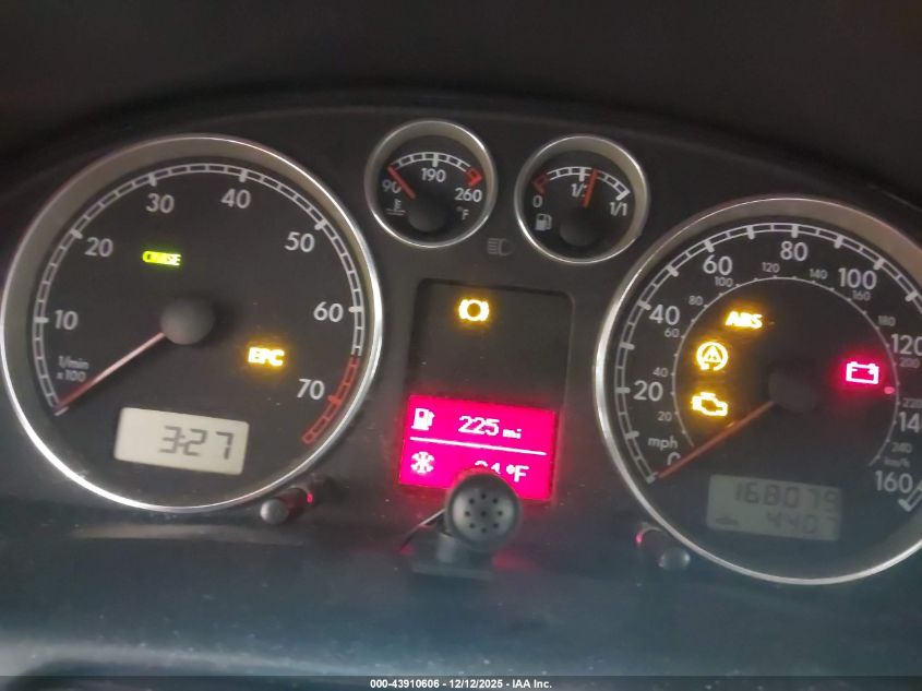 2002 Volkswagen Passat Gls VIN: WVWPD63BX2P186367 Lot: 43910606