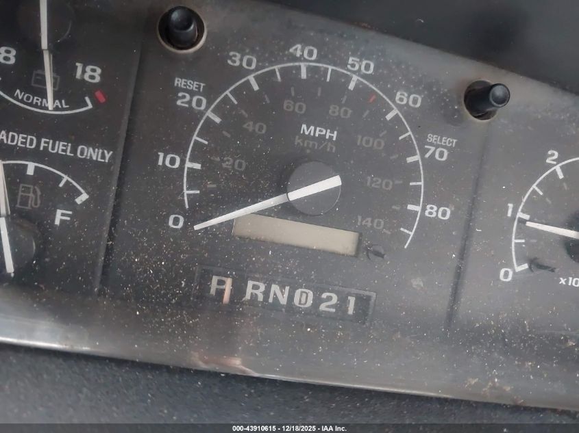 1995 Ford F150 VIN: 1FTEX14H1SKA63087 Lot: 43910615