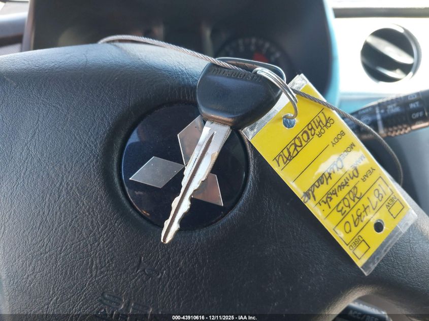 2003 Mitsubishi Outlander Ls VIN: JA4LX31G93U035908 Lot: 43910616