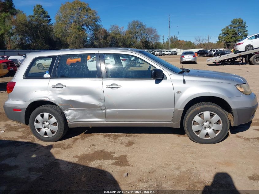 2003 Mitsubishi Outlander Ls VIN: JA4LX31G93U035908 Lot: 43910616
