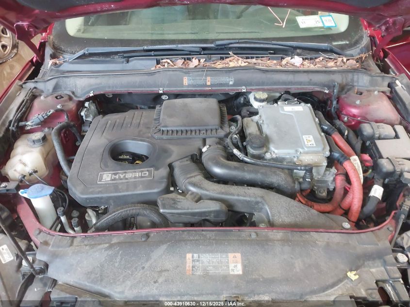 2014 Ford Fusion Hybrid S VIN: 3FA6P0UU5ER206236 Lot: 43910630