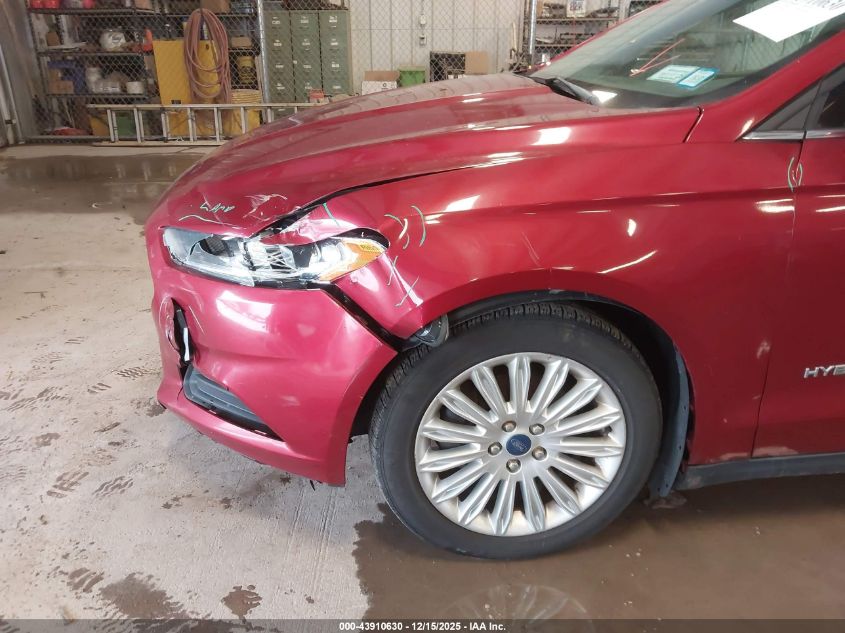 2014 Ford Fusion Hybrid S VIN: 3FA6P0UU5ER206236 Lot: 43910630