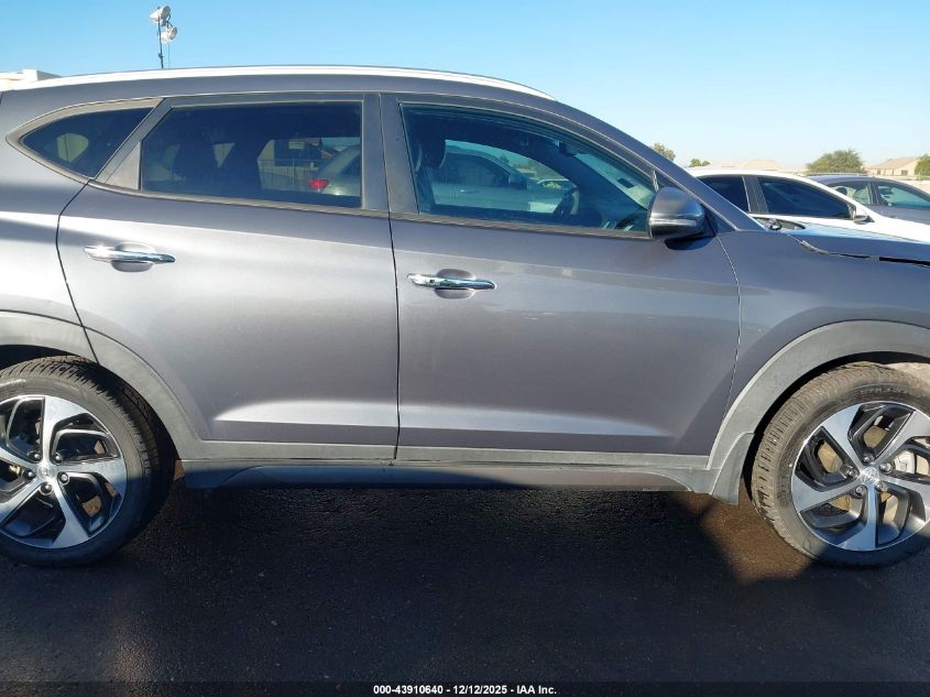 2016 Hyundai Tucson Limited VIN: KM8J33A23GU121374 Lot: 43910640