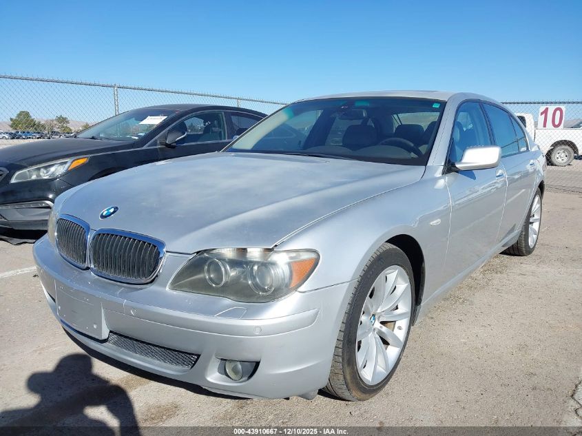 2007 BMW 750Li VIN: WBAHN83537DT72703 Lot: 43910667