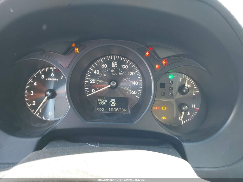 2006 Lexus Gs 300 VIN: JTHBH96S365039237 Lot: 43910697