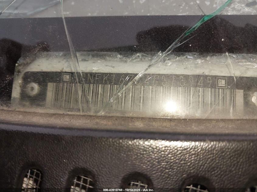 2004 Chevrolet Suburban 1500 Z71 VIN: 3GNFK16Z64G313949 Lot: 43910768