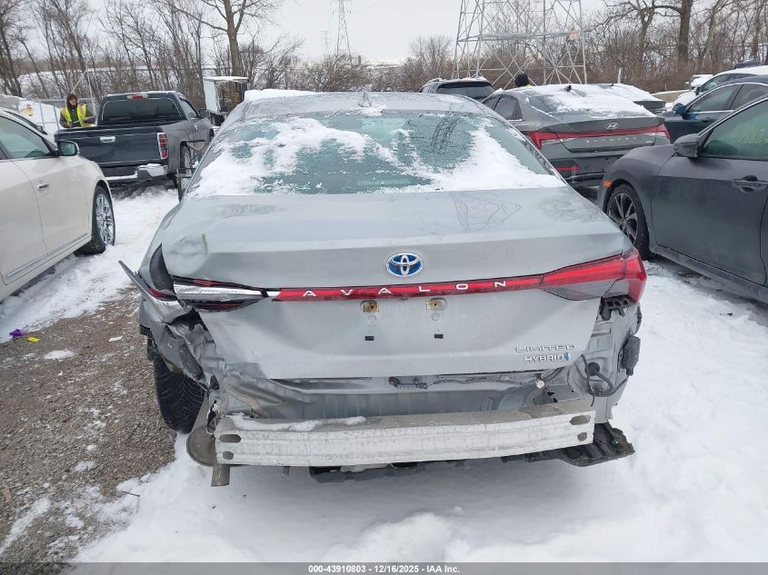 2021 Toyota Avalon Limited Hybrid VIN: 4T1DA1AB6MU005167 Lot: 43910803