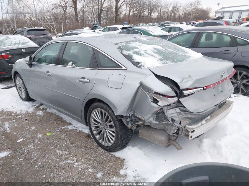 2021 Toyota Avalon Limited Hybrid VIN: 4T1DA1AB6MU005167 Lot: 43910803