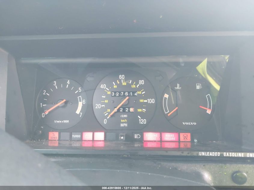 1985 Volvo 245 VIN: YV1AX4753F1596923 Lot: 43910808