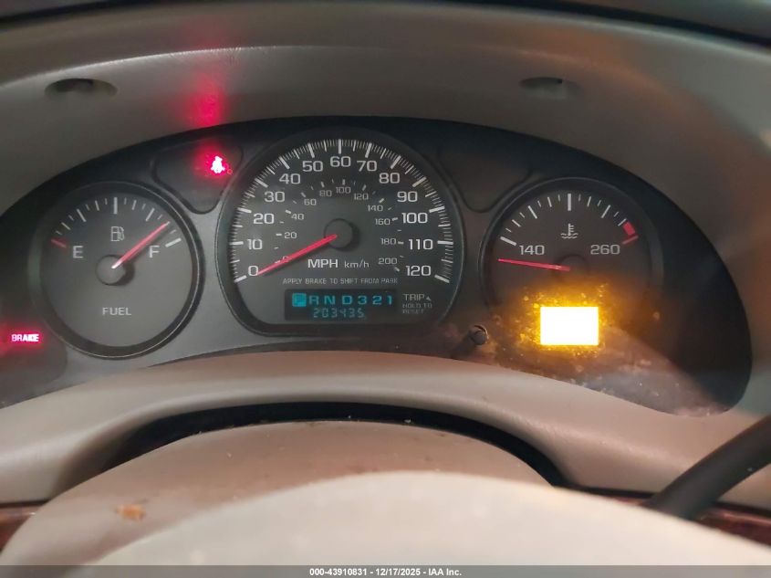 2003 Chevrolet Impala VIN: 2G1WF52E639404101 Lot: 43910831