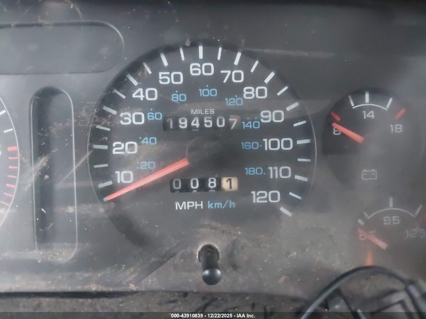 1997 Dodge Ram 2500 St VIN: 3B7KF23Z4VM569094 Lot: 43910839