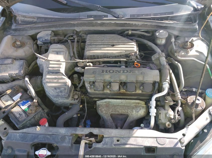 2005 Honda Civic Lx VIN: 2HGES16515H626332 Lot: 43910840