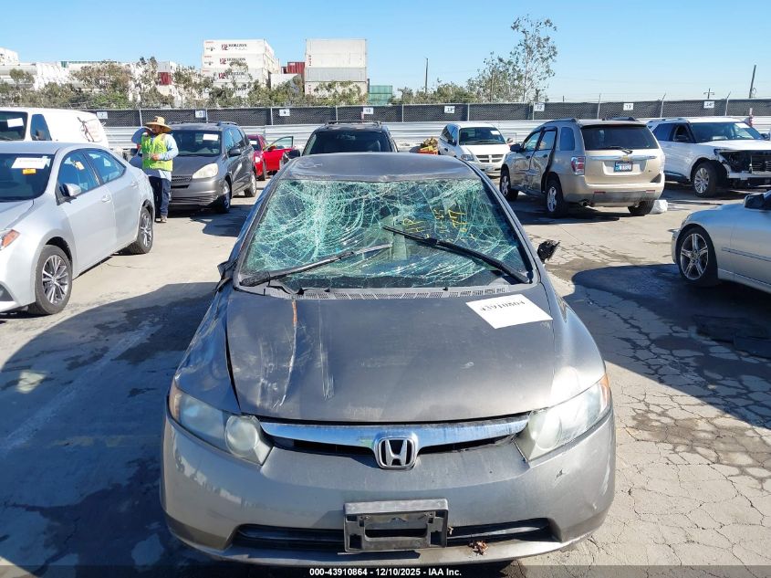 2007 Honda Civic Lx VIN: 1HGFA16527L012077 Lot: 43910864