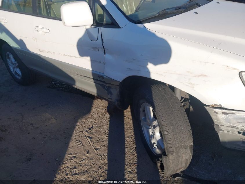 2002 Lexus Rx 300 VIN: JTJHF10U320271421 Lot: 43910913