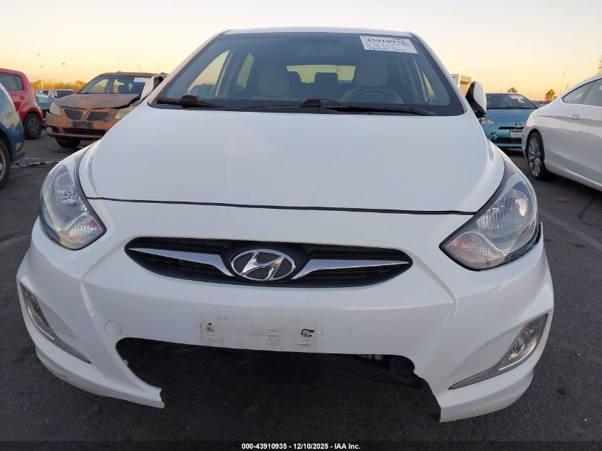 2012 Hyundai Accent Se VIN: KMHCU5AE9CU035184 Lot: 43910935