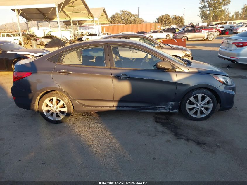 2012 Hyundai Accent Gls VIN: KMHCU4AE7CU267180 Lot: 43910937