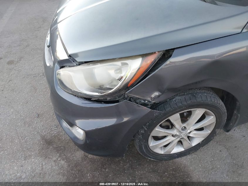 2012 Hyundai Accent Gls VIN: KMHCU4AE7CU267180 Lot: 43910937