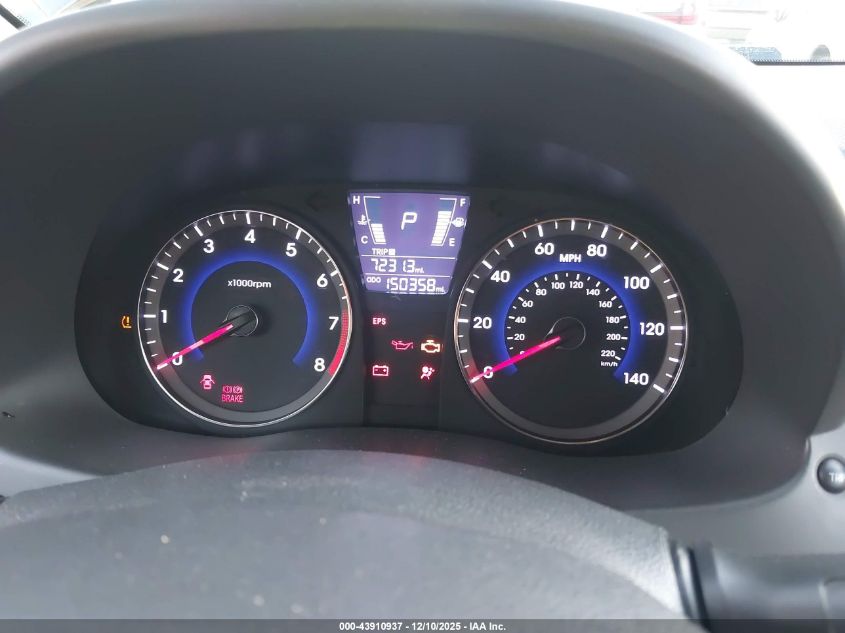 2012 Hyundai Accent Gls VIN: KMHCU4AE7CU267180 Lot: 43910937