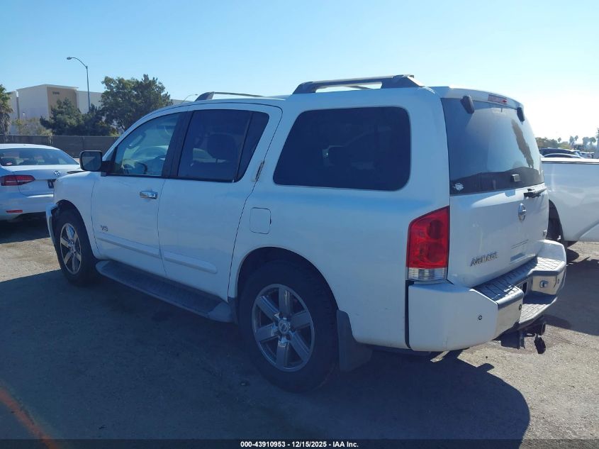 2007 Nissan Armada Se VIN: 5N1AA08A37N702790 Lot: 43910953