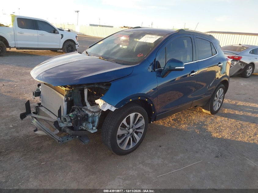 2019 Buick Encore Fwd Preferred VIN: KL4CJASB7KB928341 Lot: 43910977