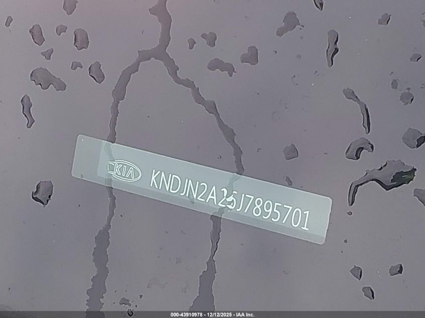 2018 Kia Soul VIN: KNDJN2A26J7895701 Lot: 43910978