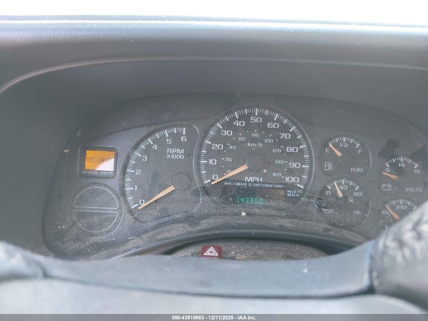 2002 Chevrolet Silverado 1500 Ls VIN: 2GCEC19V221168795 Lot: 43910983