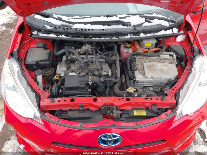 2012 Toyota Prius C One VIN: JTDKDTB39C1519701 Lot: 43910993