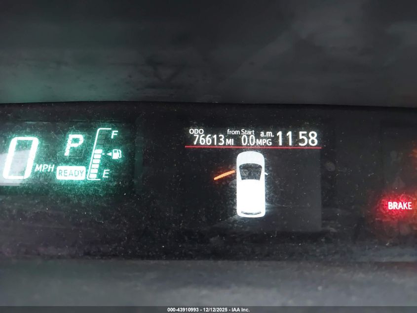 2012 Toyota Prius C One VIN: JTDKDTB39C1519701 Lot: 43910993