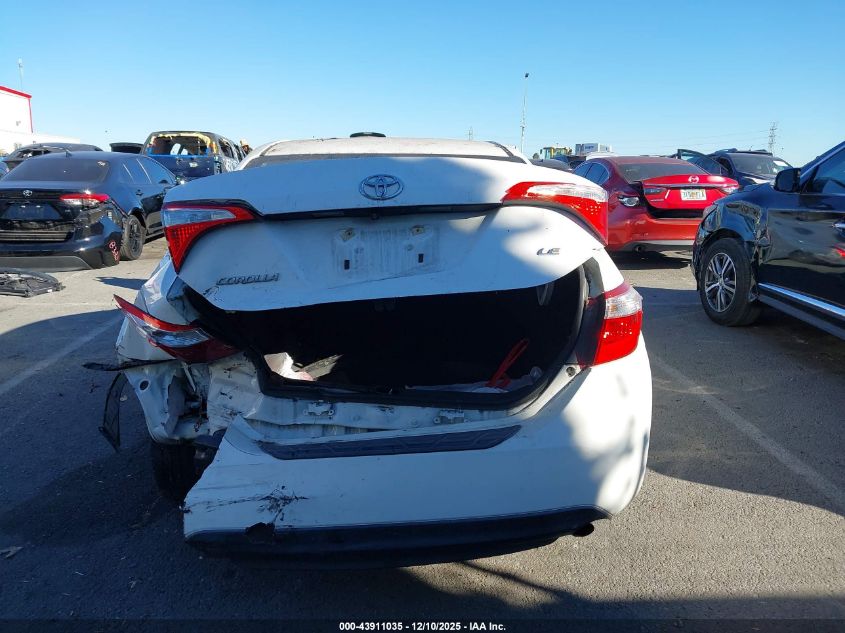 2014 Toyota Corolla Le Plus VIN: 5YFBURHE4EP092180 Lot: 43911035