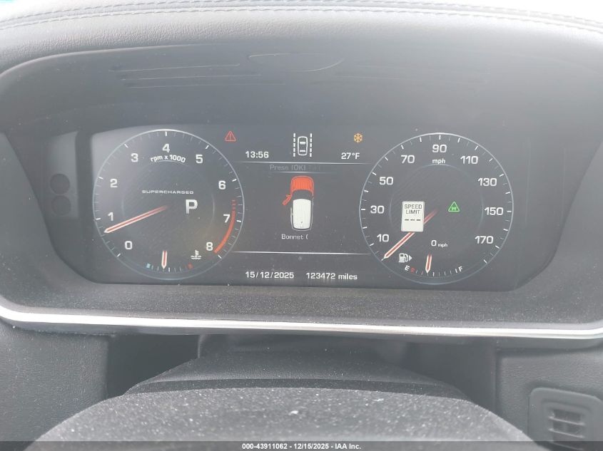 2016 Land Rover Range Rover Sport 5.0L V8 Supercharged/5.0L V8 Supercharged Dynamic VIN: SALWR2EF7GA580384 Lot: 43911062