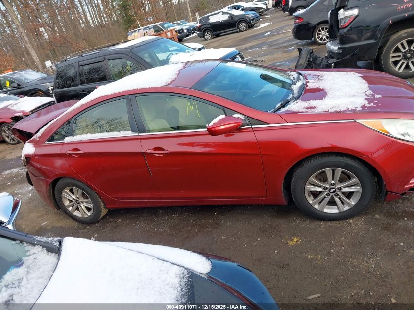 2012 Hyundai Sonata Gls VIN: 5NPEB4AC7CH461235 Lot: 43911071