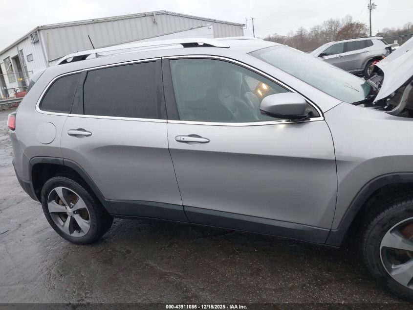 2019 Jeep Cherokee Limited Fwd VIN: 1C4PJLDB7KD332456 Lot: 43911086
