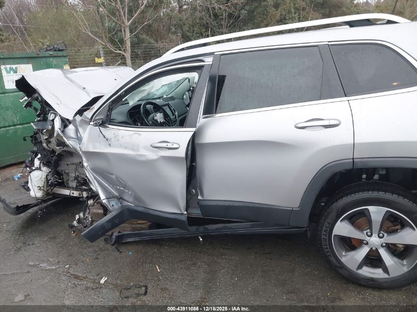 2019 Jeep Cherokee Limited Fwd VIN: 1C4PJLDB7KD332456 Lot: 43911086