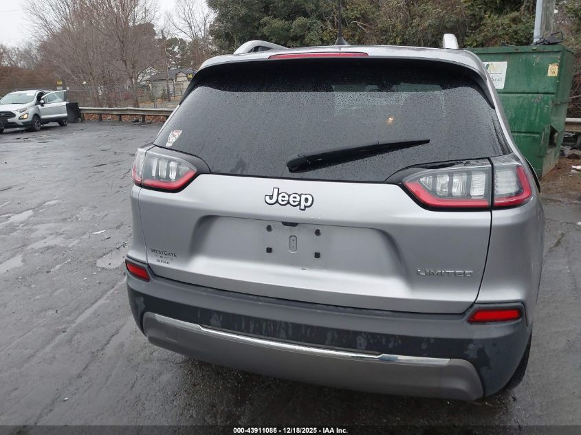 2019 Jeep Cherokee Limited Fwd VIN: 1C4PJLDB7KD332456 Lot: 43911086