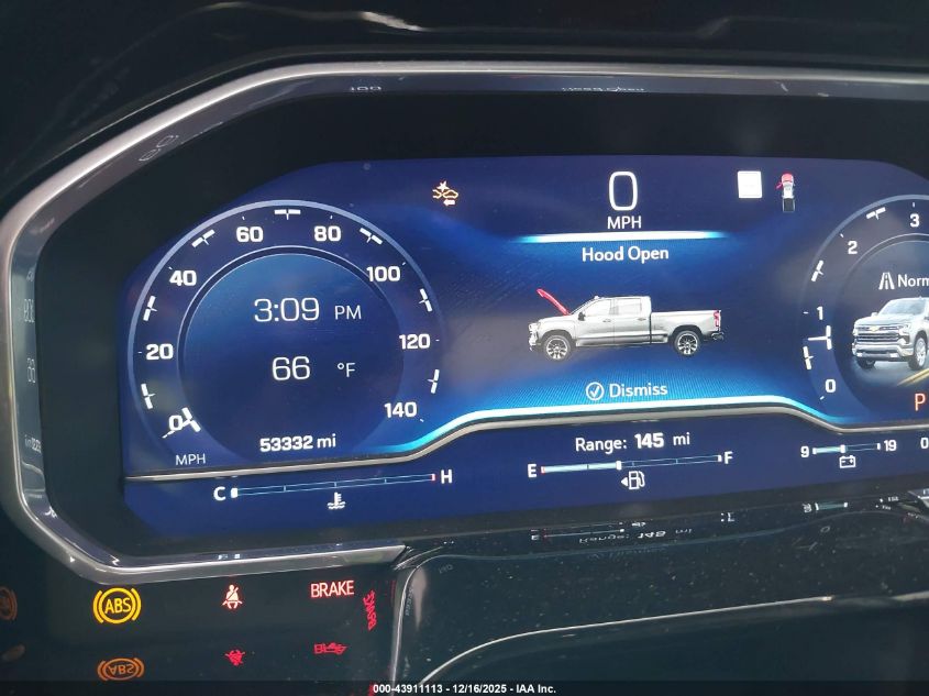 2023 Chevrolet Silverado 1500 Rst VIN: 1GCPADED1PZ110091 Lot: 43911113