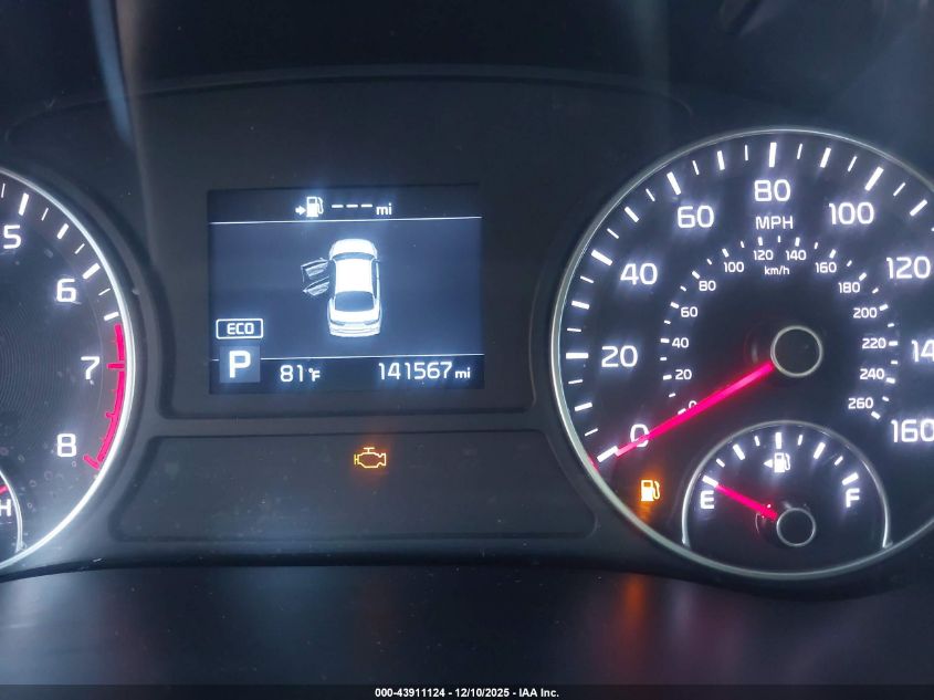 2020 Kia Optima Lx VIN: 5XXGT4L37LG382873 Lot: 43911124