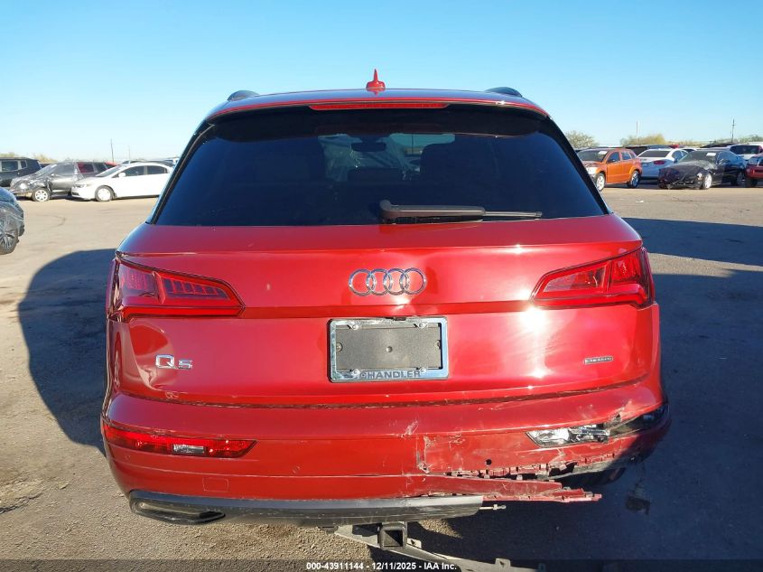 2019 Audi Q5 45 Premium VIN: WA1BNAFY2K2060926 Lot: 43911144