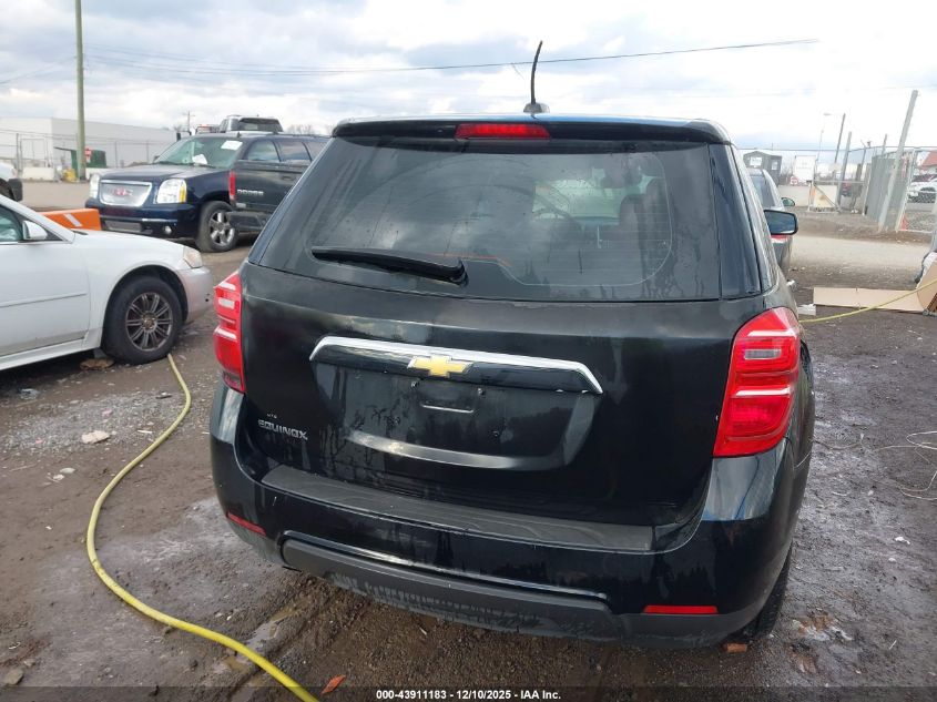 2017 Chevrolet Equinox Ls VIN: 2GNALBEKXH1575814 Lot: 43911183