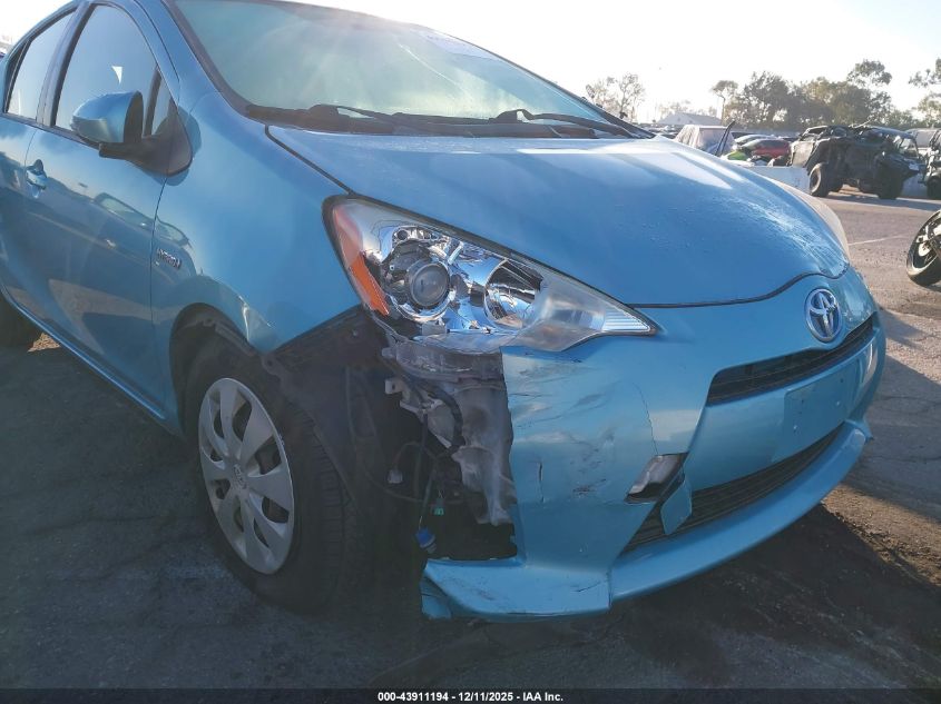 2012 Toyota Prius C One VIN: JTDKDTB35C1018384 Lot: 43911194