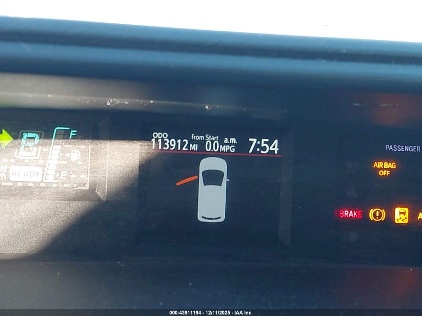 2012 Toyota Prius C One VIN: JTDKDTB35C1018384 Lot: 43911194