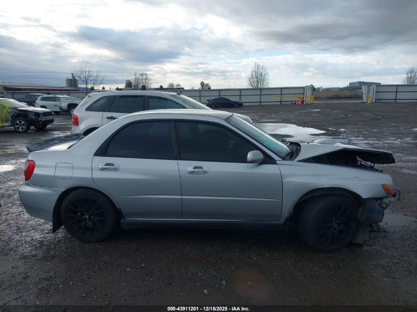 2003 Subaru Impreza Wrx VIN: JF1GD29643H508473 Lot: 43911201