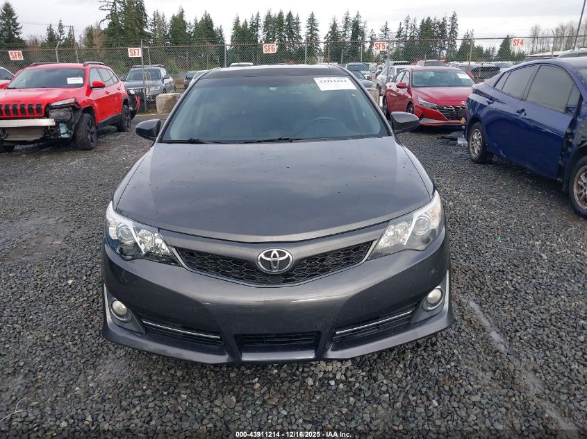 2012 Toyota Camry Se VIN: 4T1BF1FK6CU569966 Lot: 43911214